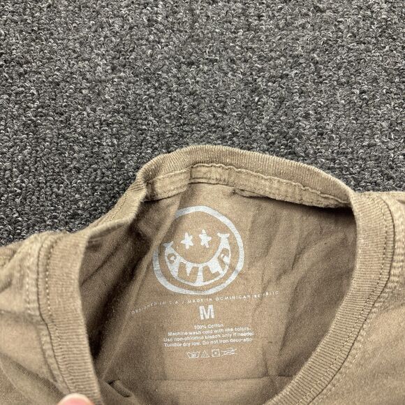 Civil Regime T Shirt “Rose From The Dark” Flower/Skull/Bird Men Size Medium - Picture 4 of 6